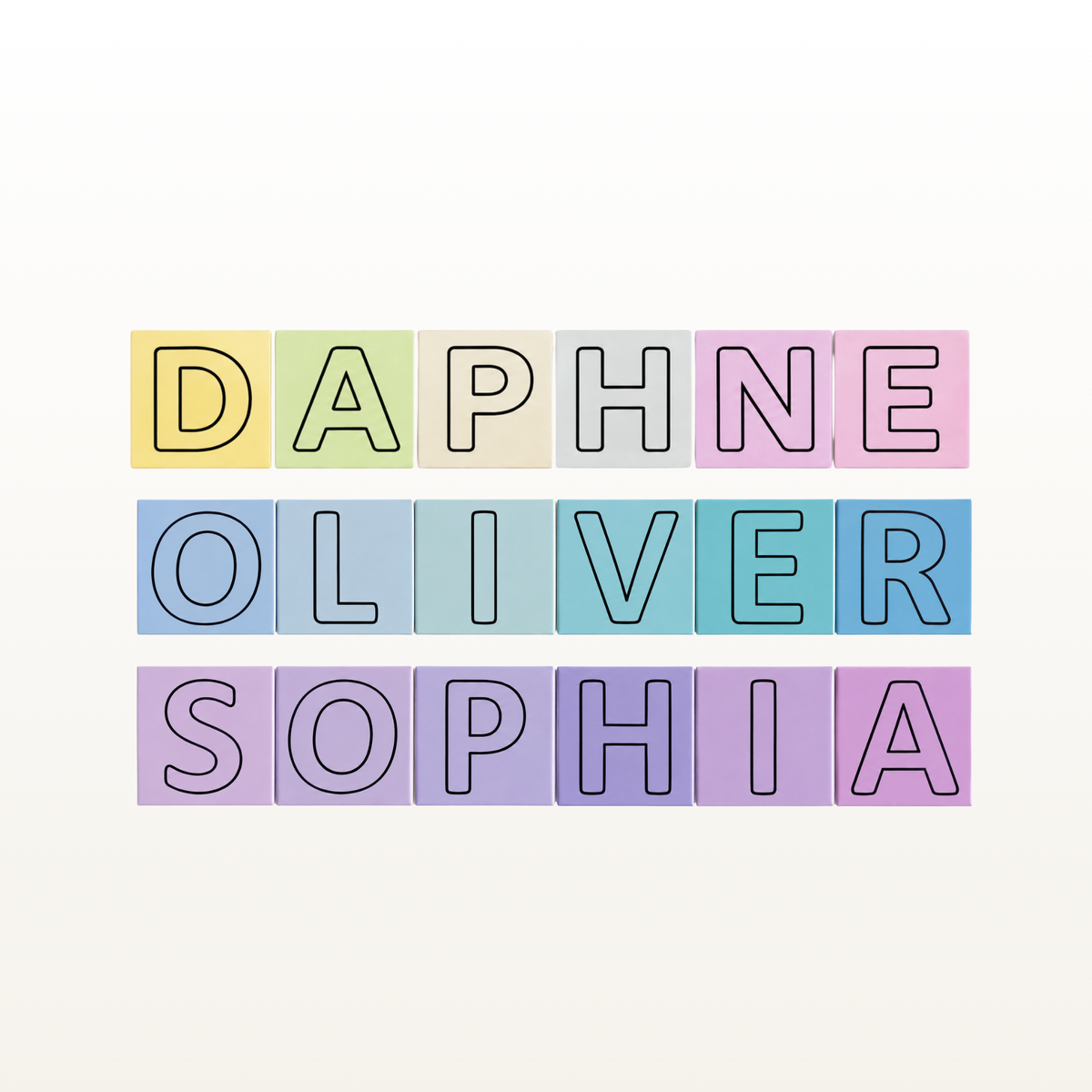 Name tiles
